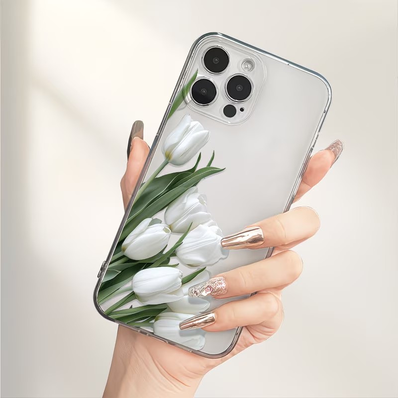 Apple Iphone 15 Pro Max - Tulip Printed Phone Case Case For