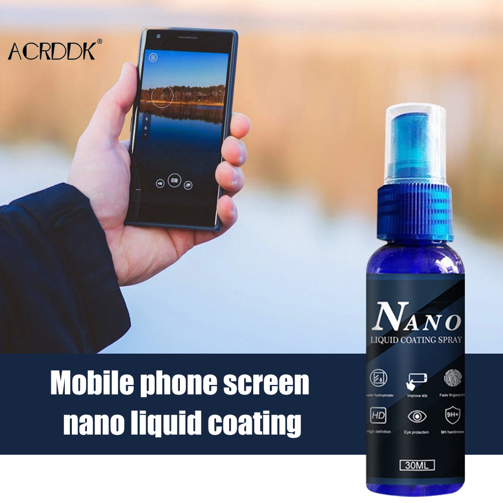 Nano Liquid Glass Screen Prote - đánh giá và giá Oleophobic Coating Spray