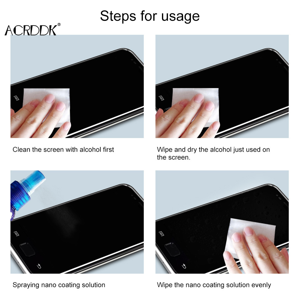Nano Liquid Glass Screen Prote - đánh giá và giá Oleophobic Coating Spray